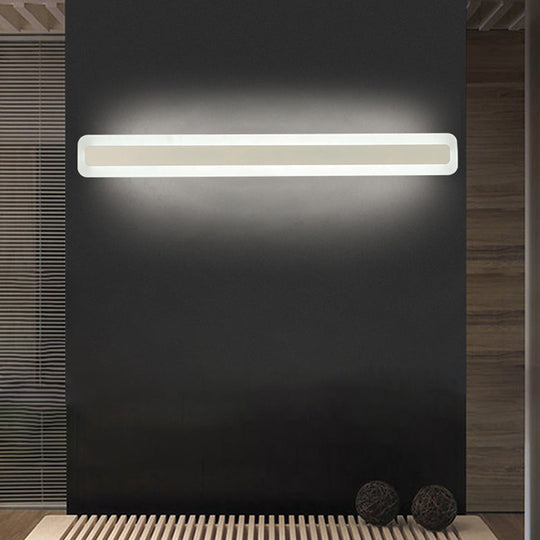 Waterproof LED Wall Mount Light Fixture - Nordic Acrylic Vanity Sconce for Bathrooms