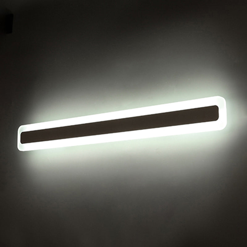 Waterproof LED Wall Mount Light Fixture - Nordic Acrylic Vanity Sconce for Bathrooms