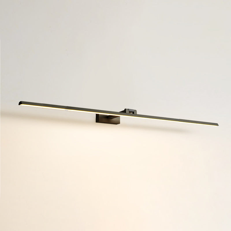 Minimalist Metal LED Vanity Light - Single Fixture, Modern Style