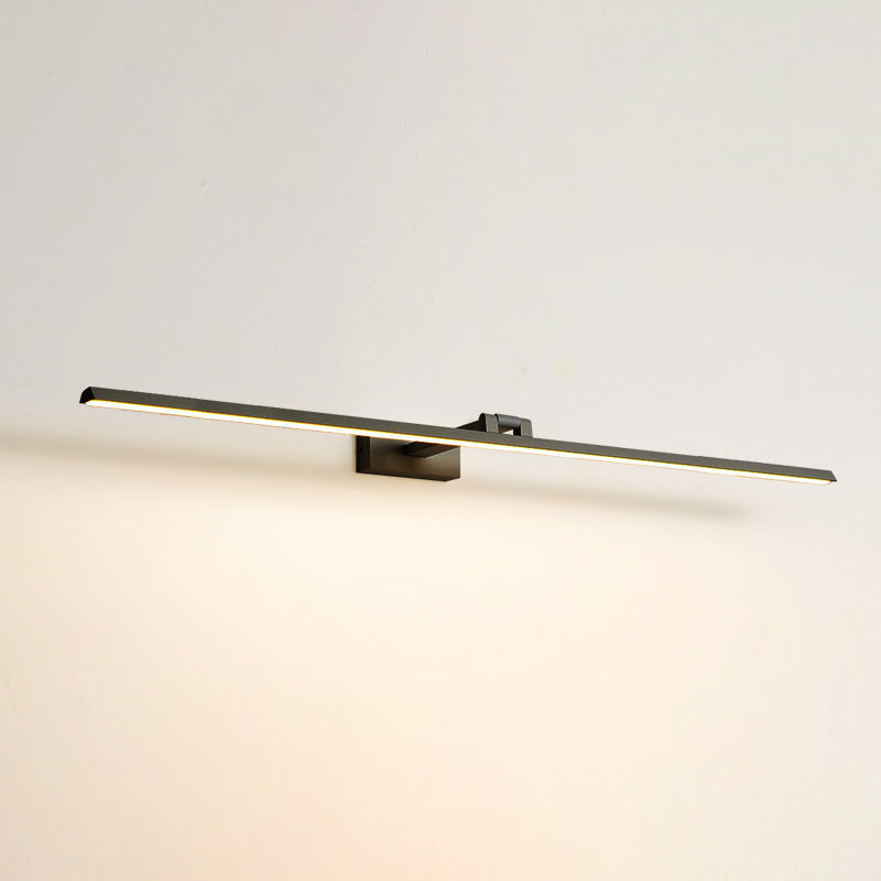 Minimalist Metal LED Vanity Light - Single Fixture, Modern Style