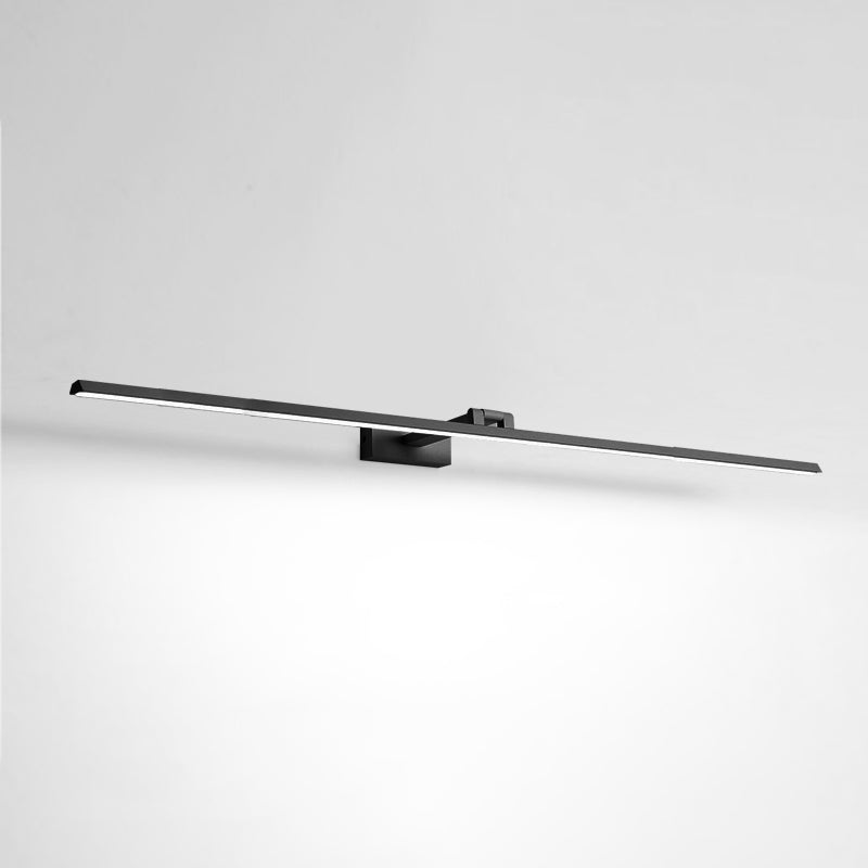 Minimalist Metal LED Vanity Light - Single Fixture, Modern Style