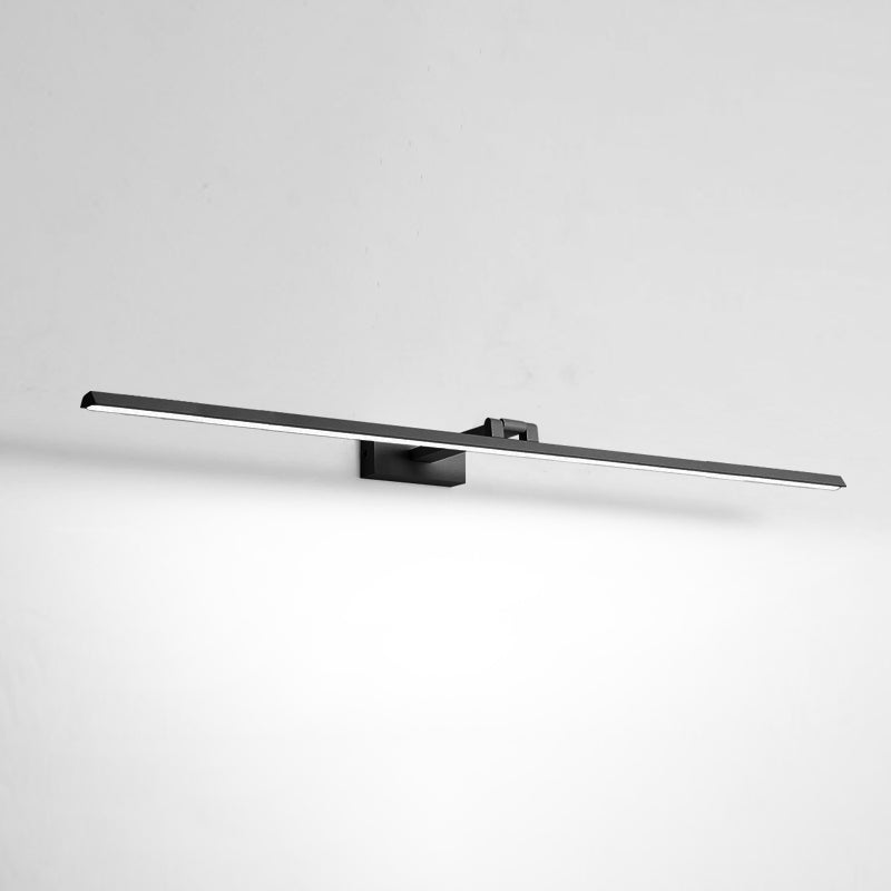 Minimalist Metal LED Vanity Light - Single Fixture, Modern Style