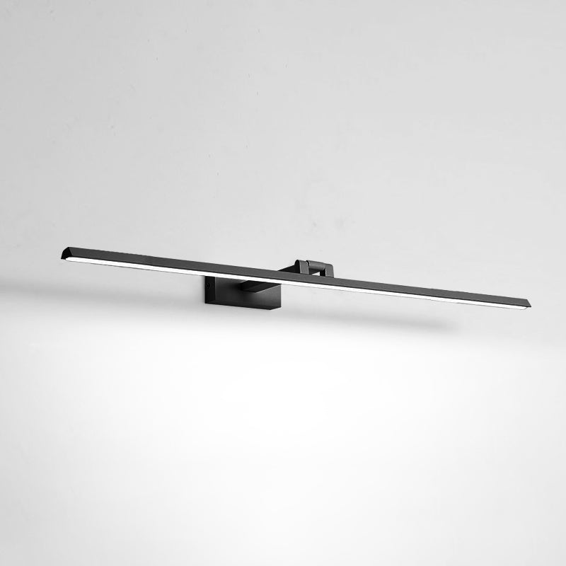 Minimalist Metal LED Vanity Light - Single Fixture, Modern Style