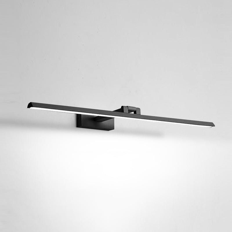 Minimalist Metal LED Vanity Light - Single Fixture, Modern Style