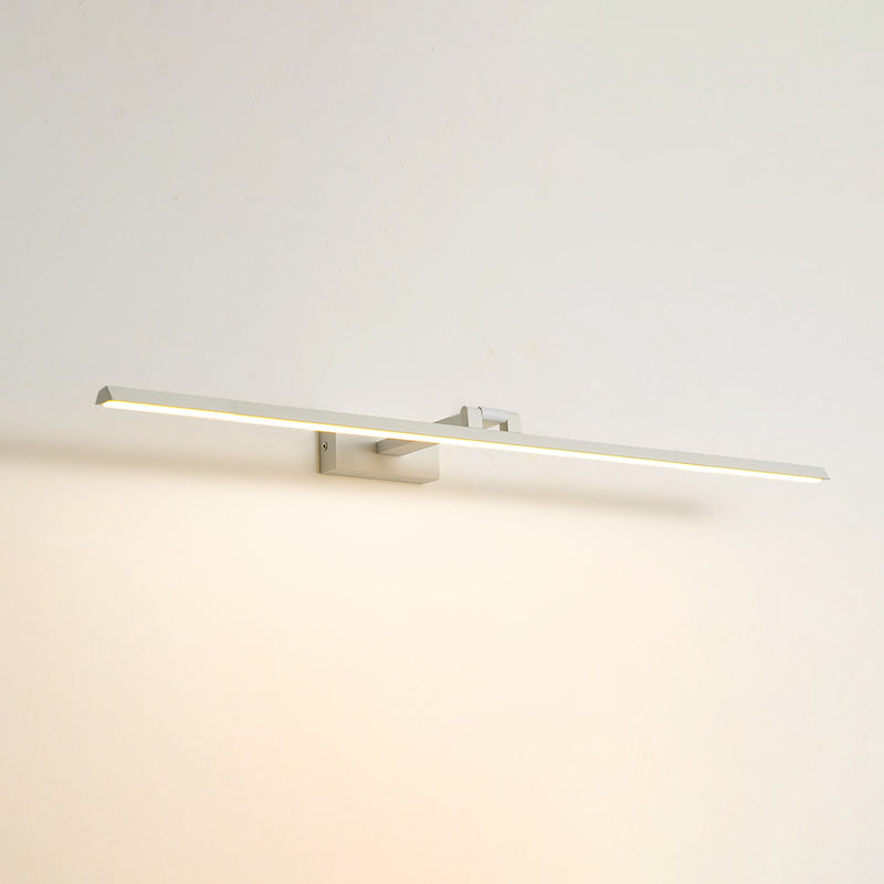 Minimalist Metal LED Vanity Light - Single Fixture, Modern Style