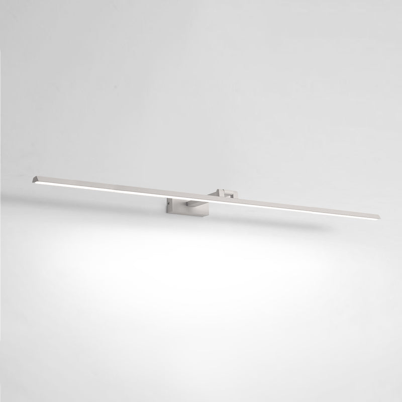 Minimalist Metal LED Vanity Light - Single Fixture, Modern Style