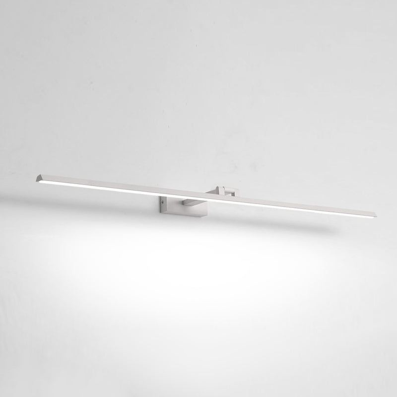 Minimalist Metal LED Vanity Light - Single Fixture, Modern Style