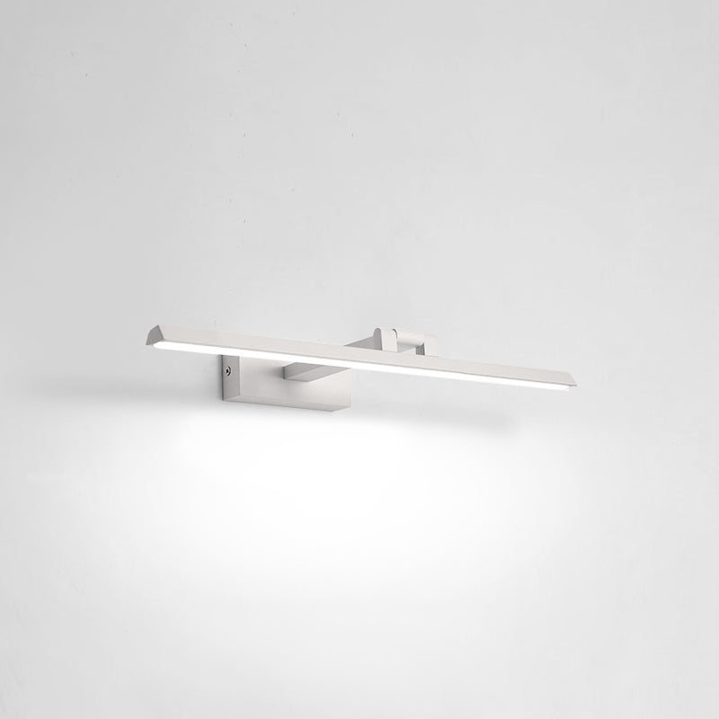 Minimalist Metal LED Vanity Light - Single Fixture, Modern Style
