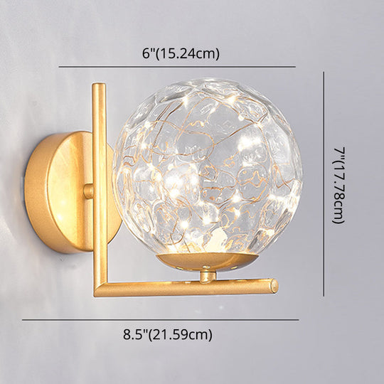 Star Light Wall Sconce: 1-Head Ambient Lighting for Bedroom