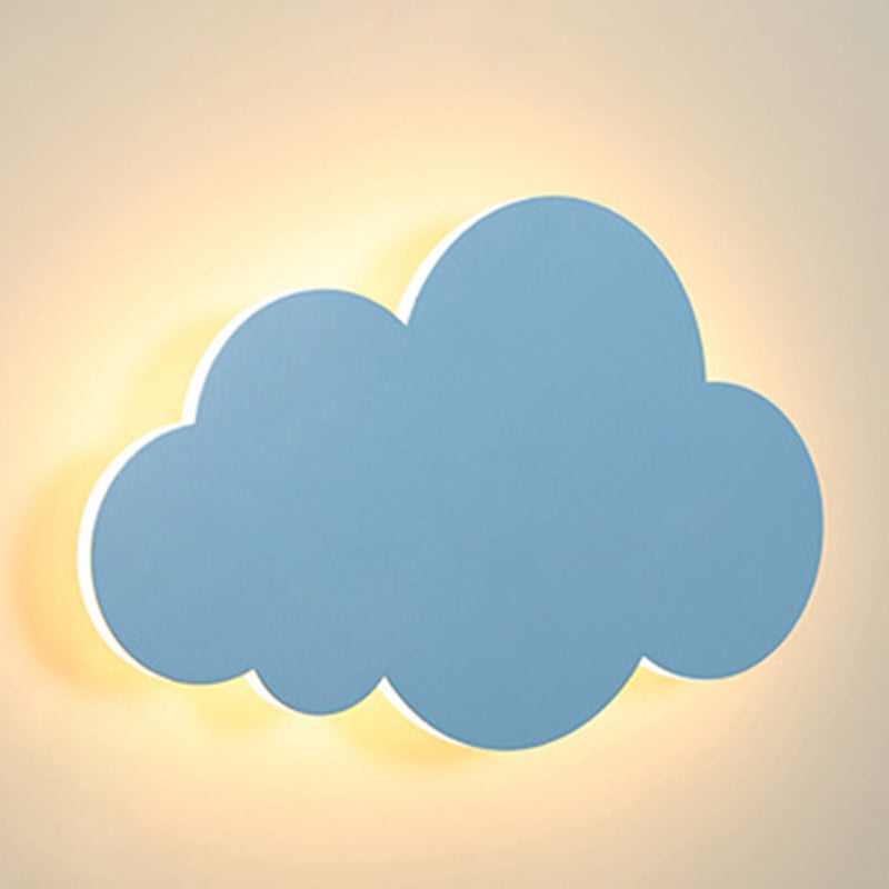 Colorful Cloud Macaroon Wall Light - Bedroom Acrylic Shade Lamp