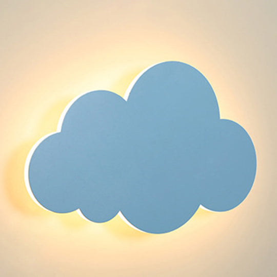 Colorful Cloud Macaroon Wall Light - Bedroom Acrylic Shade Lamp