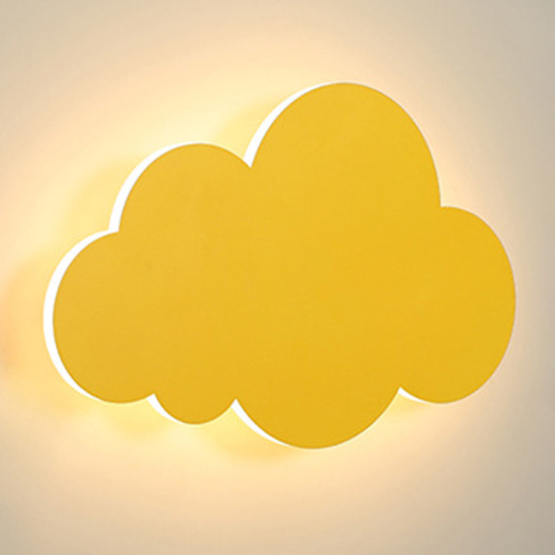Colorful Cloud Macaroon Wall Light - Bedroom Acrylic Shade Lamp