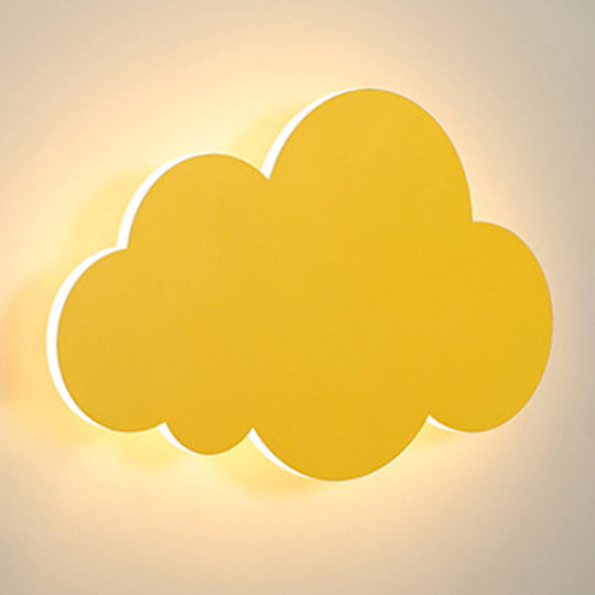 Colorful Cloud Macaroon Wall Light - Bedroom Acrylic Shade Lamp