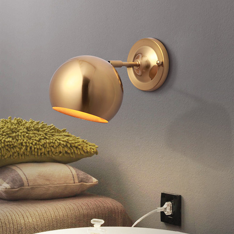 Postmodern Personality Wall Mounted Metal Wall Light for Bedroom
