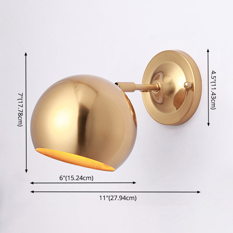Postmodern Personality Wall Mounted Metal Wall Light for Bedroom