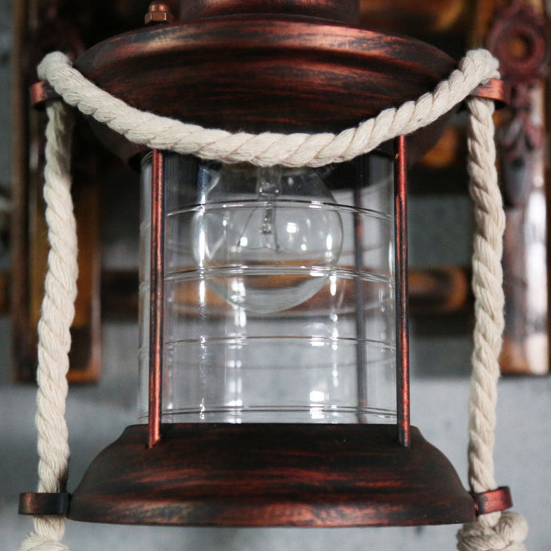 Rustic Bamboo Wall Sconce for Attic Tearoom - Retro Hanging Board Design