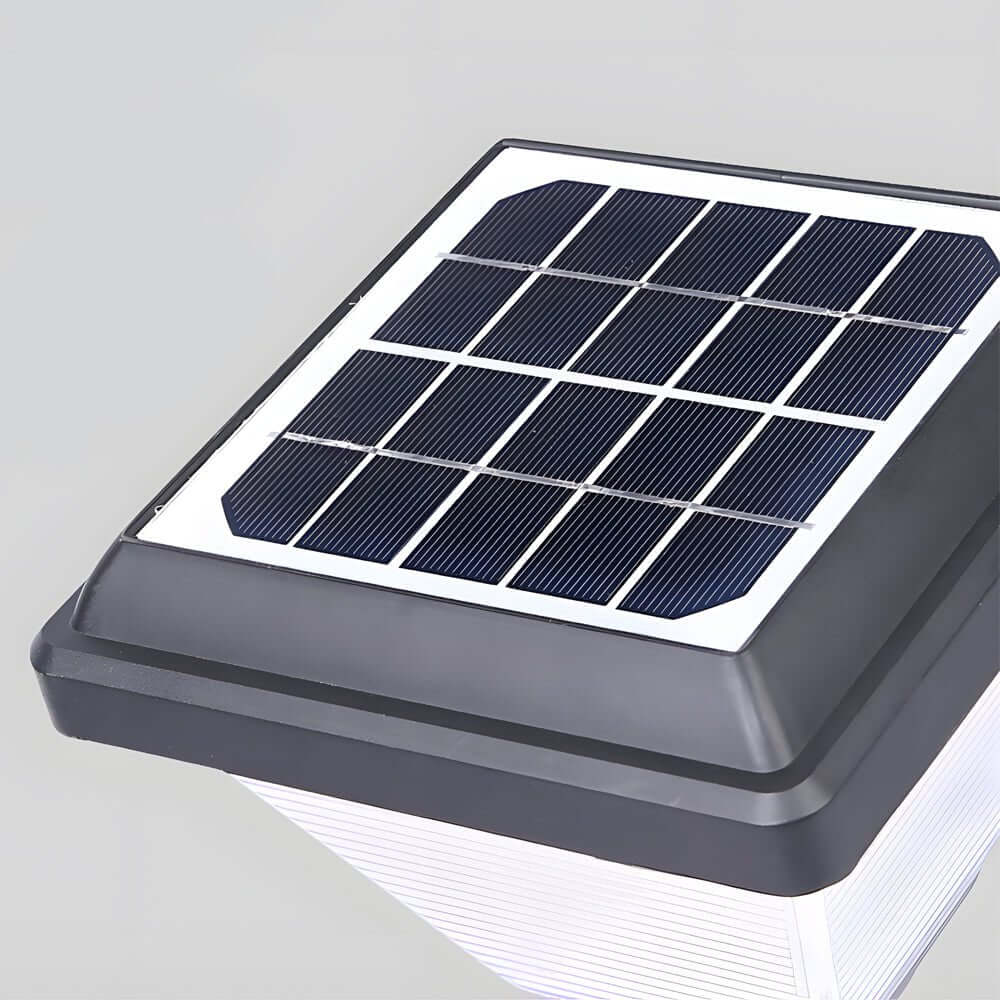 Modern Black 27.6-Inch Solar Powered LED Pathway Light