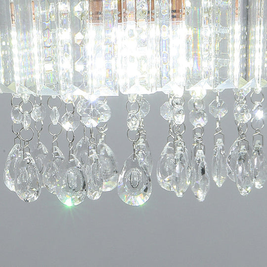Sputnik Crystal Chandelier - Contemporary Ceiling Light with 11/13/15 Satin Brass Heads, 37.5"/40.5"/41" Wide