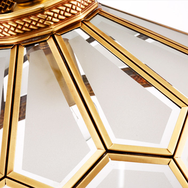 Colonial Ivory Glass Chandelier Pendant Light - 3/7 Lights, Gold Suspension Lamp - 13"/20.5" W, Ideal for Restaurants