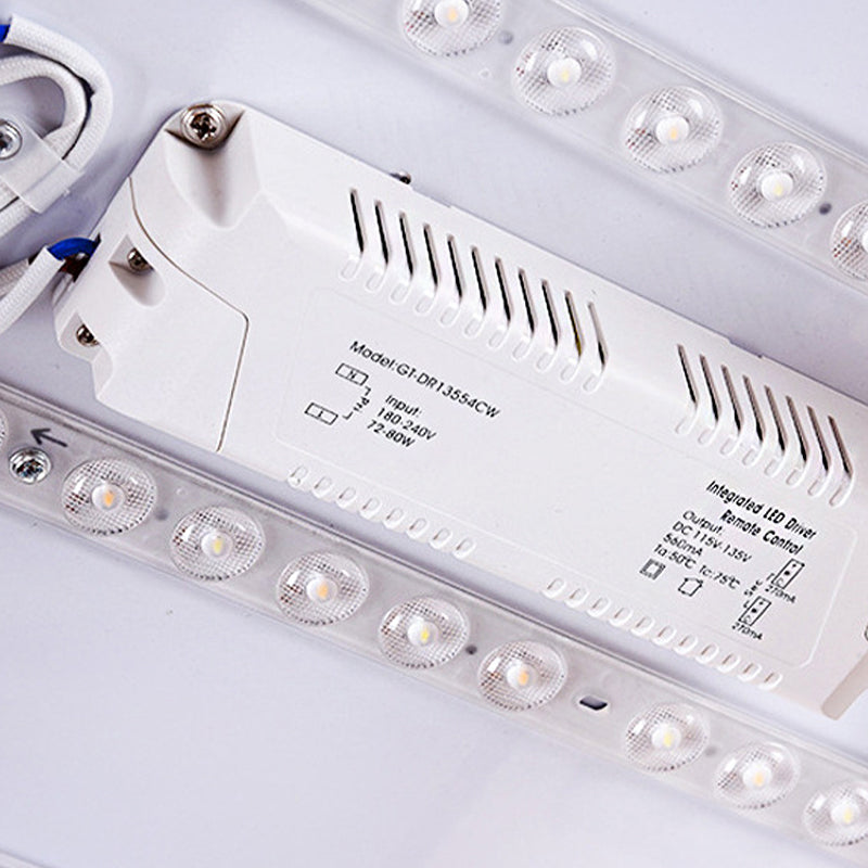 Modern Wood Drum LED Flush Light Fixture – Brown, Ceiling Mounted Lamp in Warm/White/Natural Light – 15"/18"/23" Wide