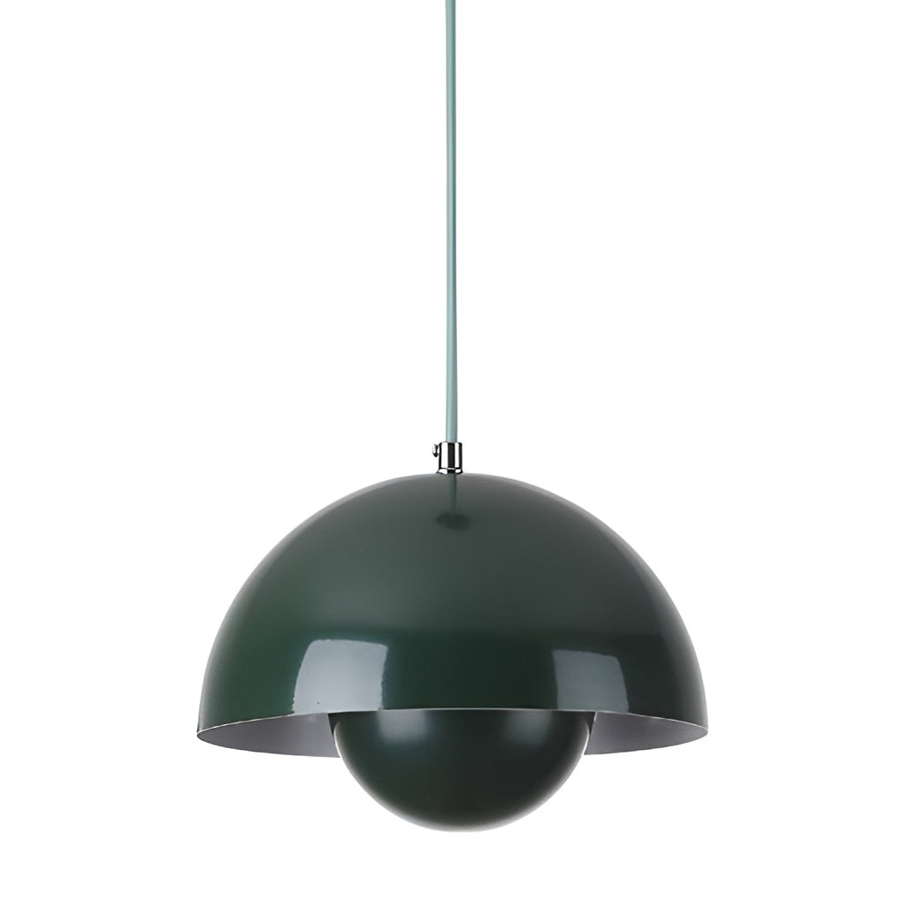 1 Light Metal Mushroom Nordic Flowerpot Pendant Light