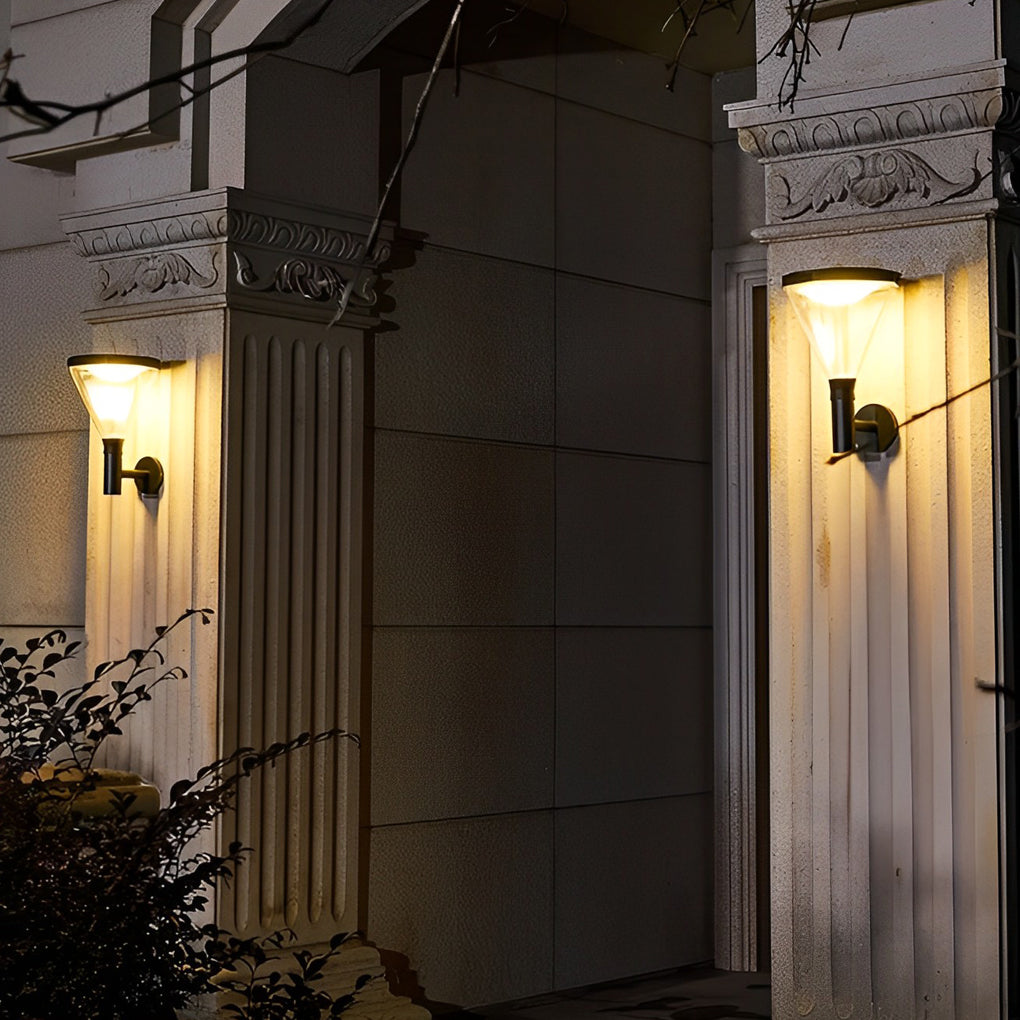 Waterproof Dimmable LED Solar Outdoor Wall Light