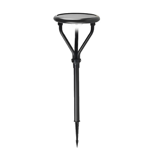 Intelligent Modern Solar LED Lamp Post – Outdoor Waterproof Round Light