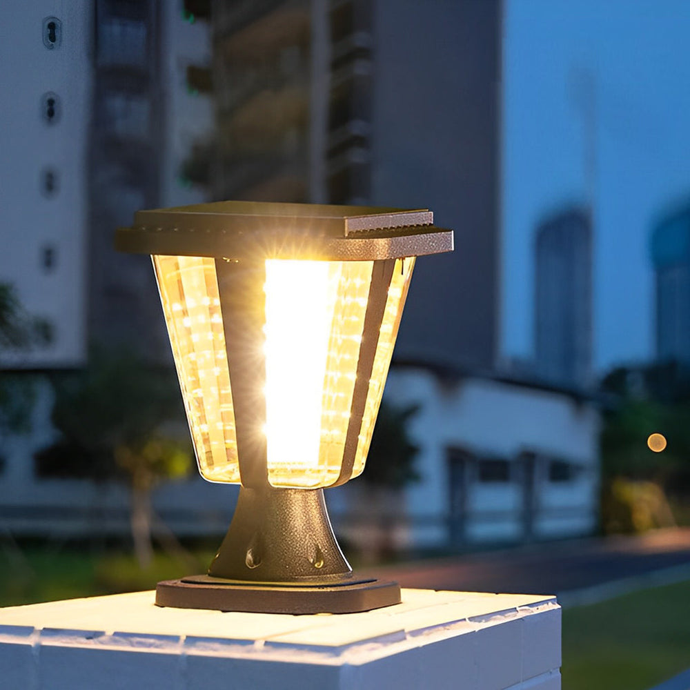 Solar LED Outdoor Post Cap Lights with Motion Sensor