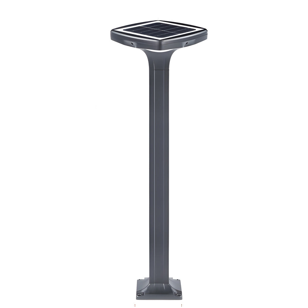 Square LED Outdoor Path Lights with Solar & Wired Options