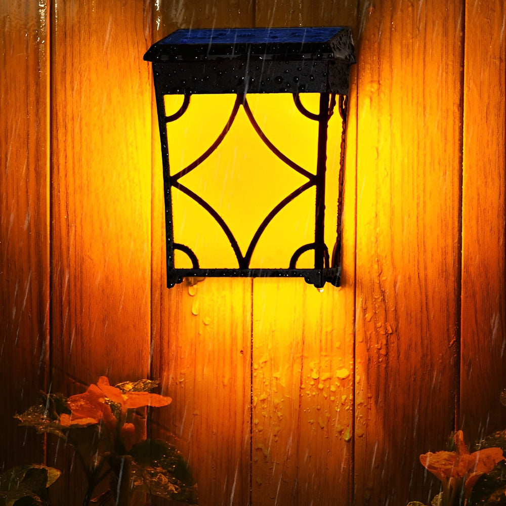 Solar LED RGB Motion Sensor Outdoor Waterproof Wall Lights