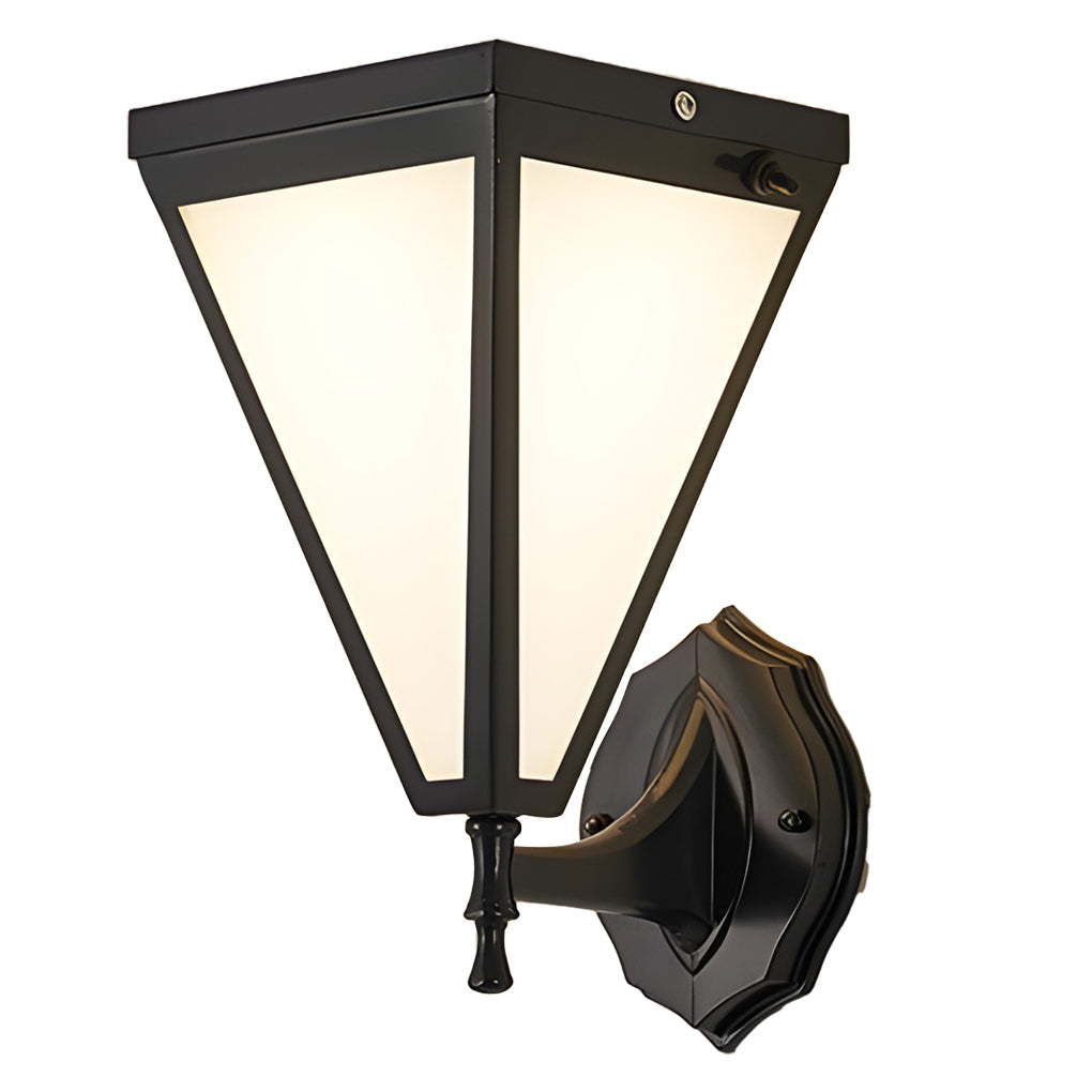 Industrial Tapered Solar LED Outdoor Wall Light