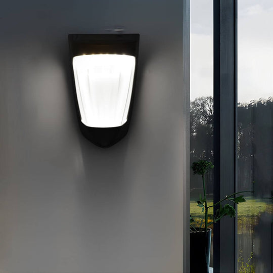 2-Pack Outdoor Solar LED Fence Lights (10 LEDs Each)