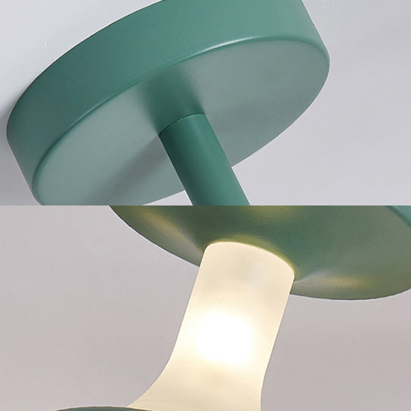 Modern Metal Cylinder Chandelier - 6-Light Hanging Ceiling Lamp for Living Room