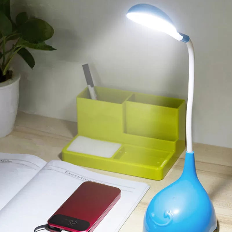 Modern Flexible Gooseneck Desk Lamp 1 Head for Dormitory - Ideal Kids' Desk Light