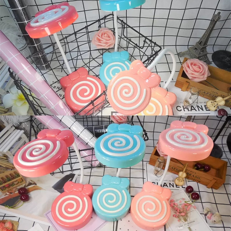 Candy-Styled Study Desk Light with Flexible Gooseneck – Perfect for Girls' Bedrooms