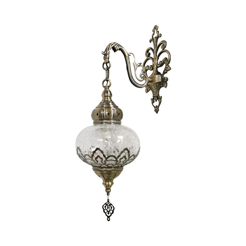 Traditional 5"/7" Wide Metal Wall Sconce Light Fixture - White/Yellow, Single-Bulb Mount