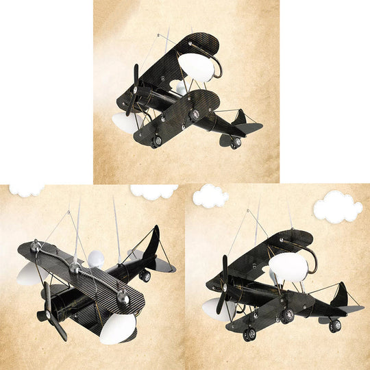 Vintage-Style Glider Kindergarten Metal Chandelier in Antique Brass"

Note: SEO is important, so it's best to include relevant keywords while still keeping the title concise.