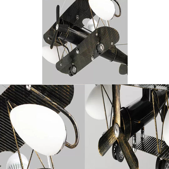 Vintage-Style Glider Kindergarten Metal Chandelier in Antique Brass"

Note: SEO is important, so it's best to include relevant keywords while still keeping the title concise.