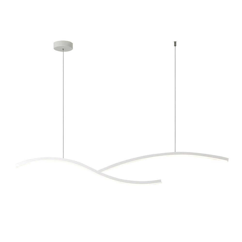 Wave Linear LED Pendant – 39.4" or 47.2" Wide