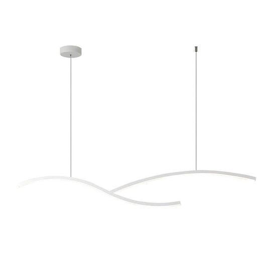 Wave Linear LED Pendant – 39.4" or 47.2" Wide