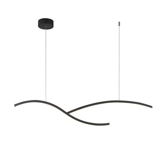 Wave Linear LED Pendant – 39.4" or 47.2" Wide