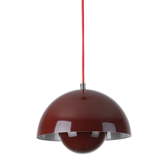 1 Light Metal Mushroom Nordic Flowerpot Pendant Light