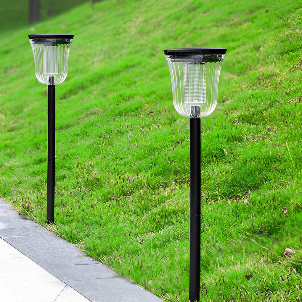 Outdoor Solar Lawn Lights with Motion Sensor (2 Pcs)