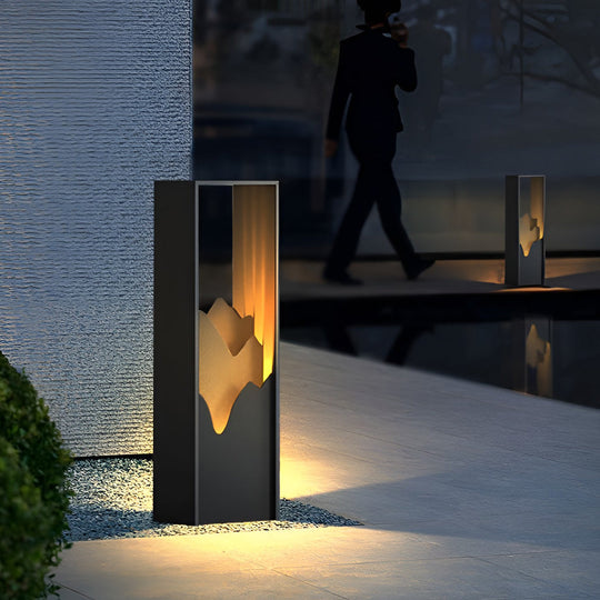 LED Mountain Scenery Path Lights Waterproof Landscape Lighting for Outdoor Elegance