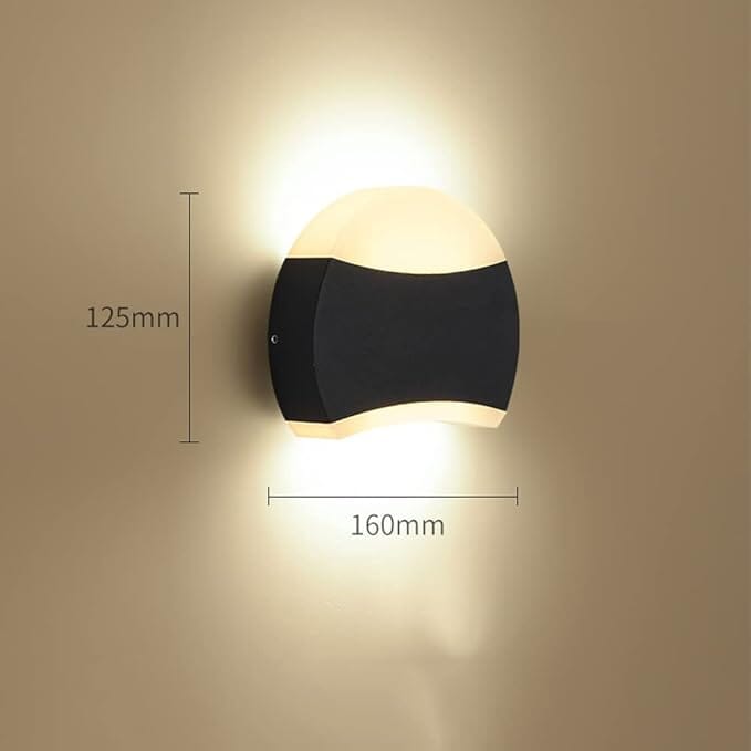 Circle waterproof Outdoor Wall Light – Cute Circular Design for Stylish Exterior Illumination