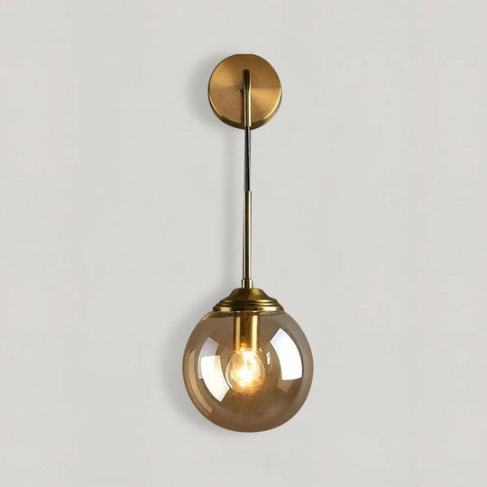 Ines Glass Hanging Ball Wall Lamp - Scandinavian Serenity for Your Space