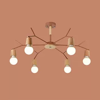 Nordic Branch Chandelier - Stylish Metal Pendant Light for Living Room