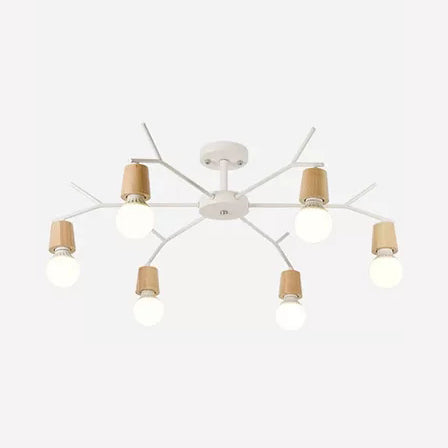 Nordic Branch Chandelier - Stylish Metal Pendant Light for Living Room