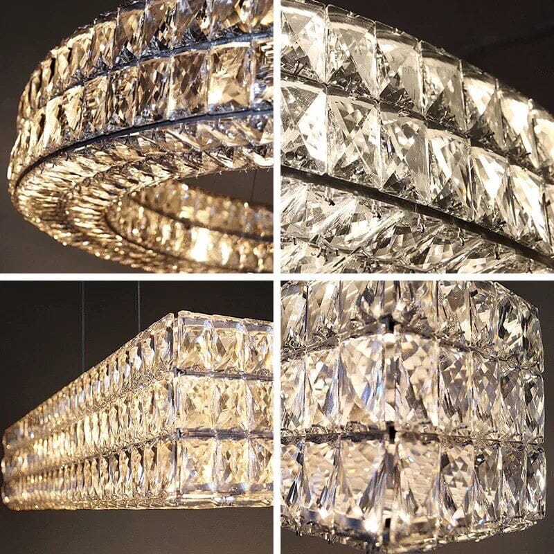 Liora Gold Crystal LED Chandelier