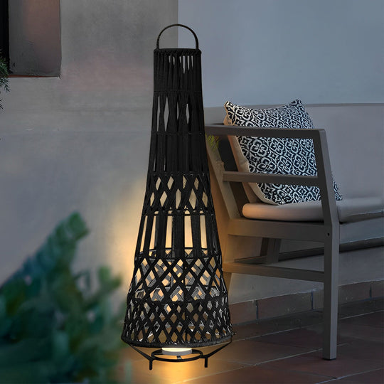 Tribal Outdoor Floor Lamp